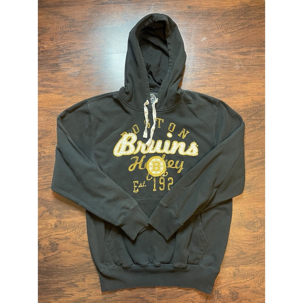 Bruins Hoodie NHL G-III Men's Small Boston Sweater Jacket Black Carl Banks